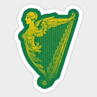 Irish Harp Heraldry Sticker